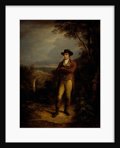 Robert Burns, 1759 - 1796. Poet by Alexander Nasmyth